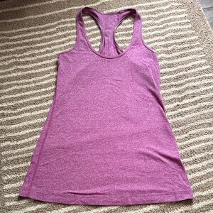 lululemon athletica Heathered Purple Tank Top